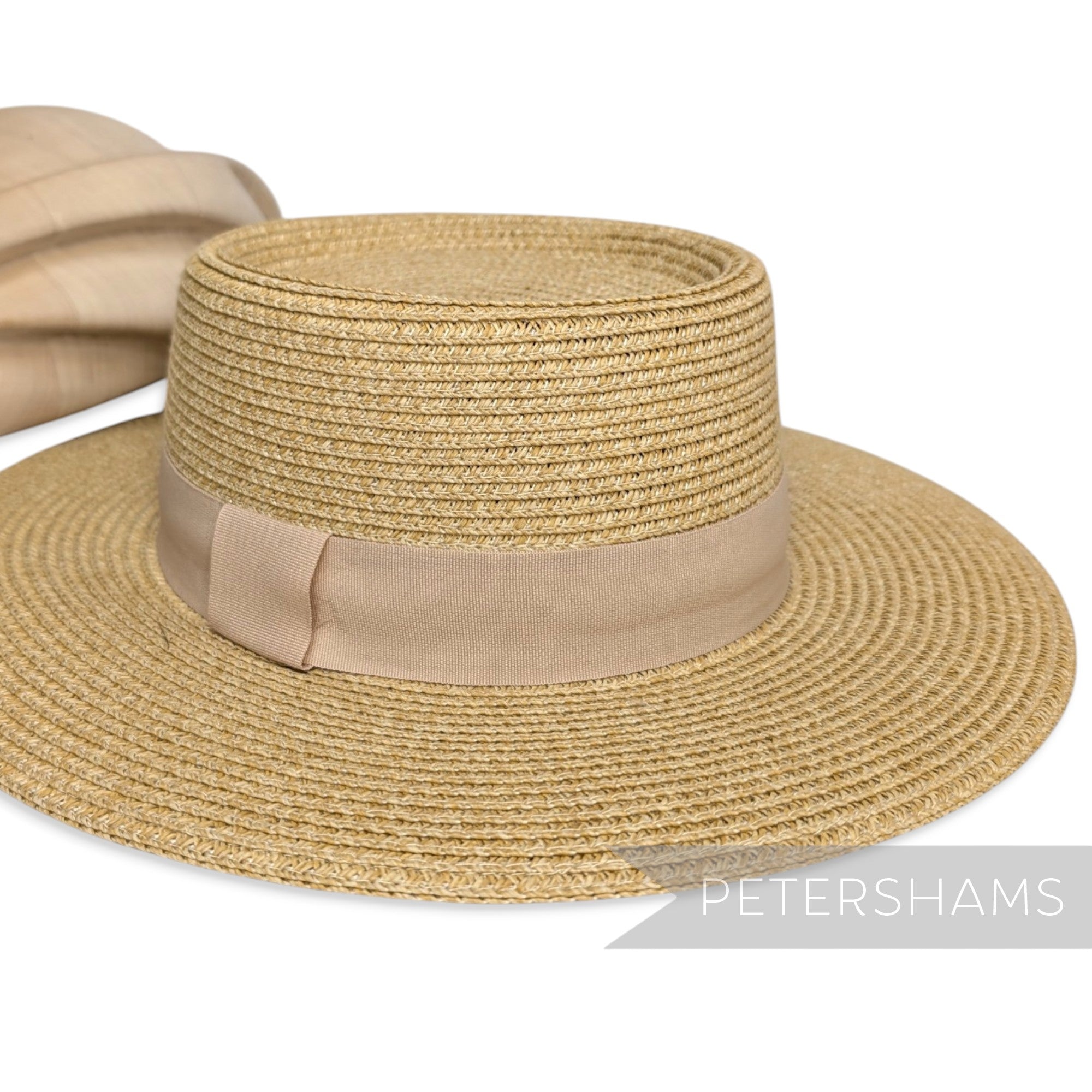 Medium Brim Flat Oval Crown Adjustable Hat