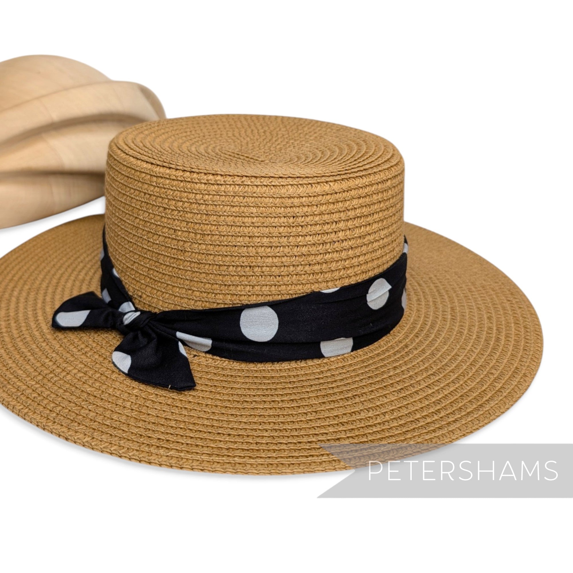 Medium Brim Flat Oval Crown Adjustable Hat