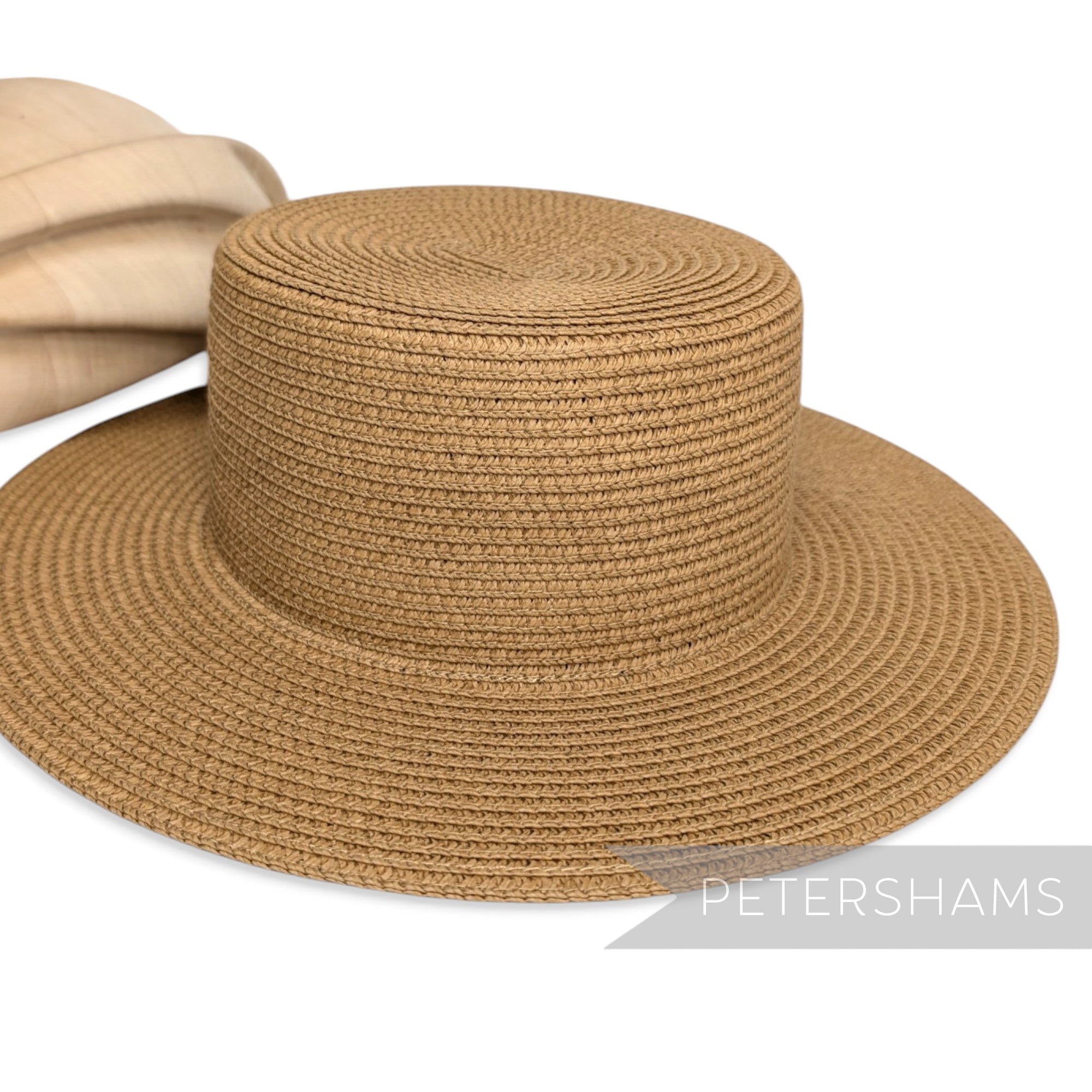 Medium Brim Flat Oval Crown Adjustable Hat