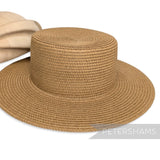 Medium Brim Flat Oval Crown Adjustable Hat