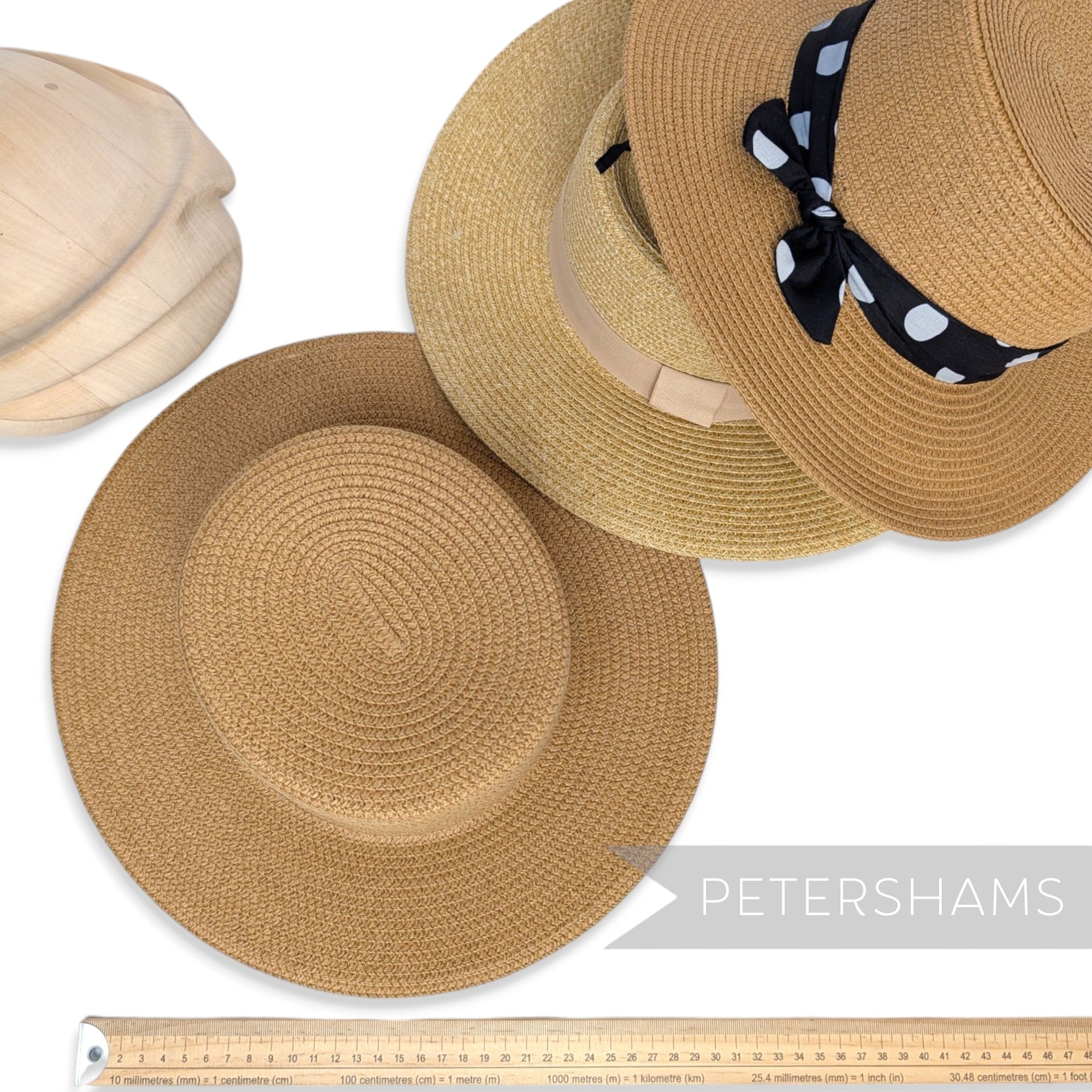 Medium Brim Flat Oval Crown Adjustable Hat