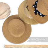 Medium Brim Flat Oval Crown Adjustable Hat
