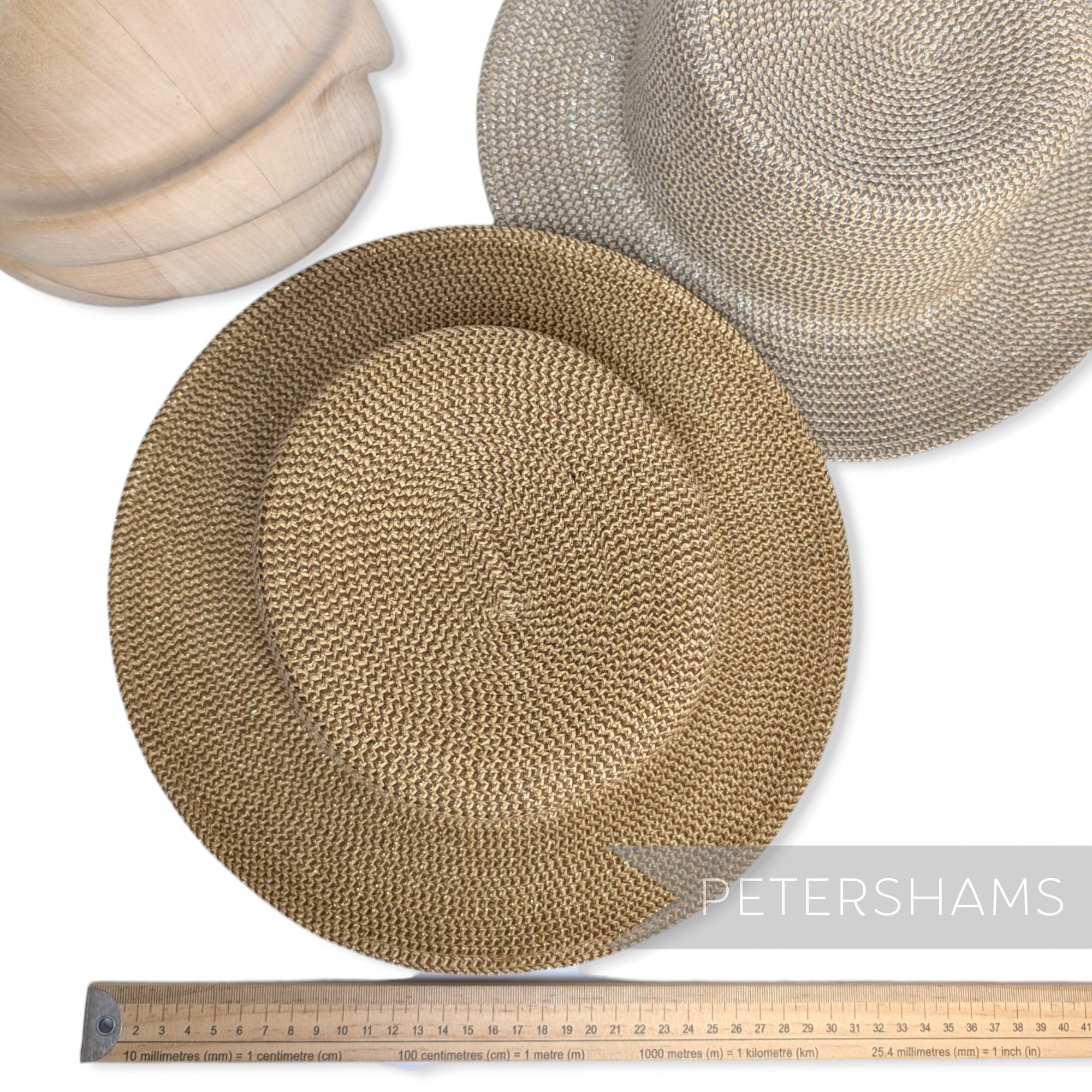 Flat Oval Crown & Short Flat Brim Adjustable Untrimmed Hat