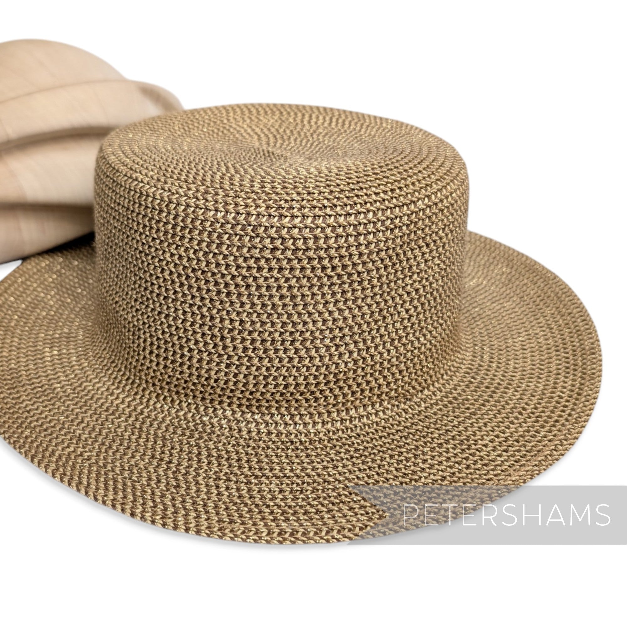 Flat Oval Crown & Short Flat Brim Adjustable Untrimmed Hat