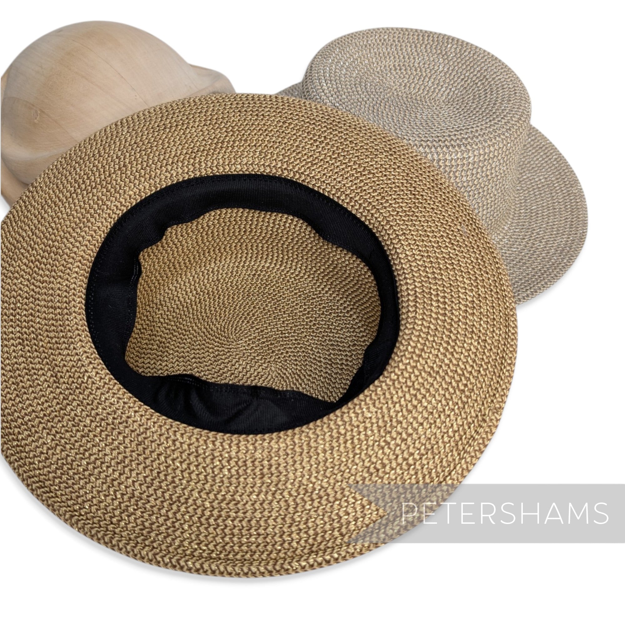 Flat Oval Crown & Short Flat Brim Adjustable Untrimmed Hat