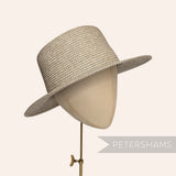 Flat Oval Crown & Short Flat Brim Adjustable Untrimmed Hat