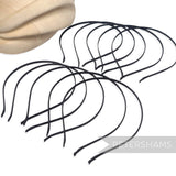 5mm Satin Covered Metal Headbands