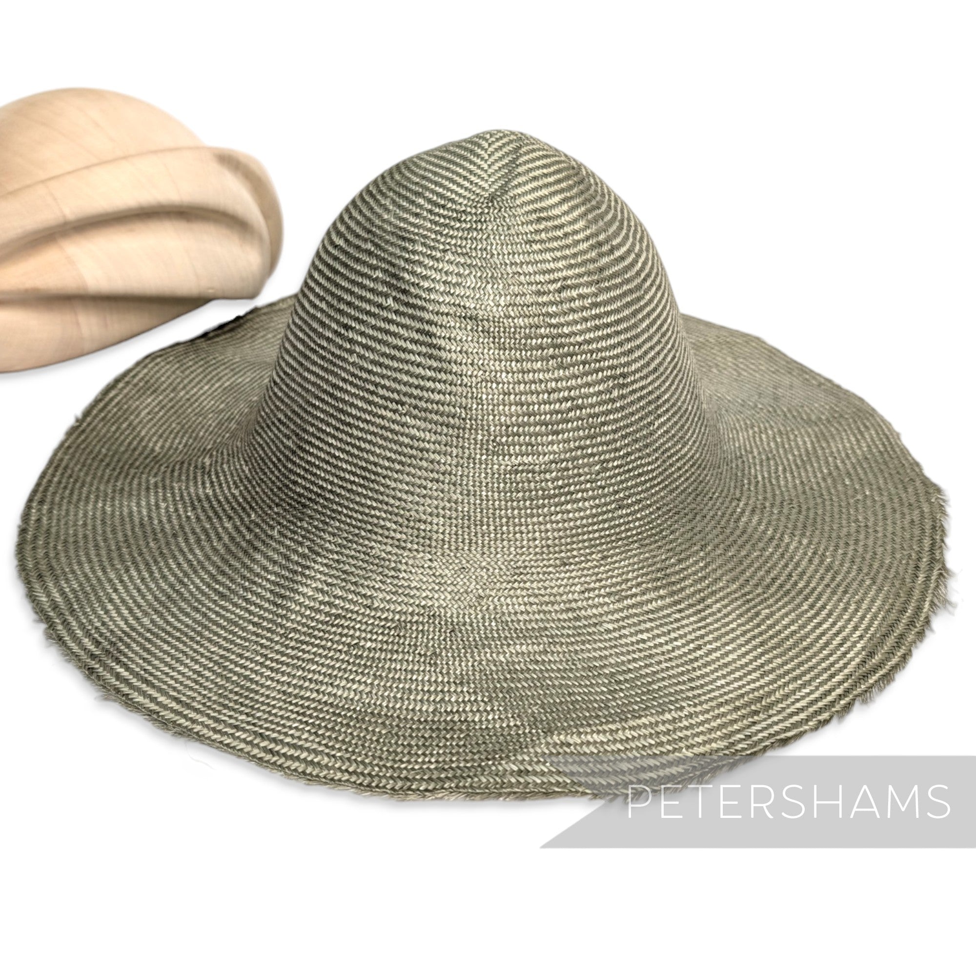 Parasisal Straw Capeline Hat Body - 11"