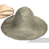 Parasisal Straw Capeline Hat Body - 11"