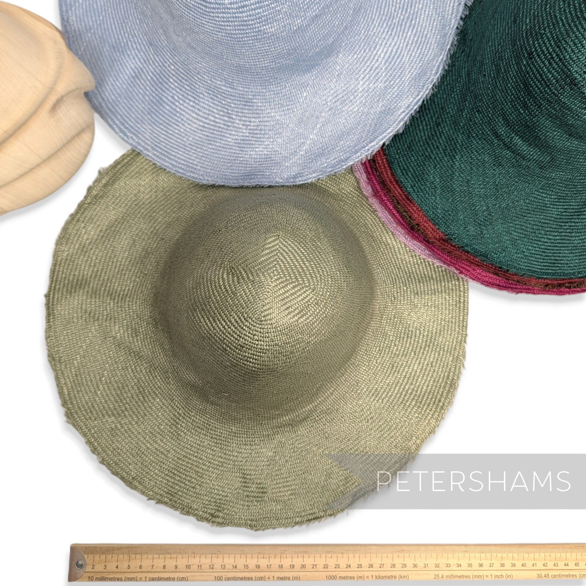 Parasisal Straw Capeline Hat Body - 11"