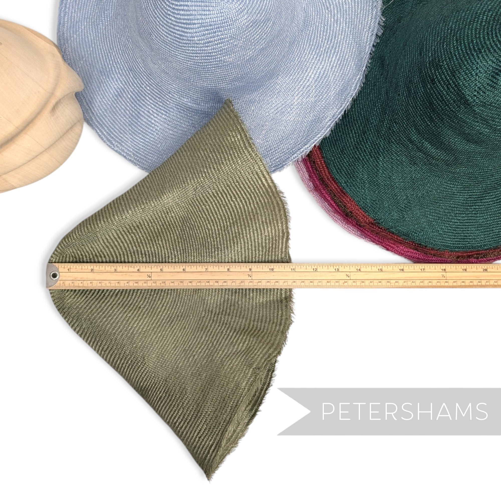 Parasisal Straw Capeline Hat Body - 11"