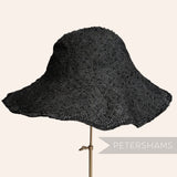 Knotted Ramie Straw Capeline Hat Body - 11"