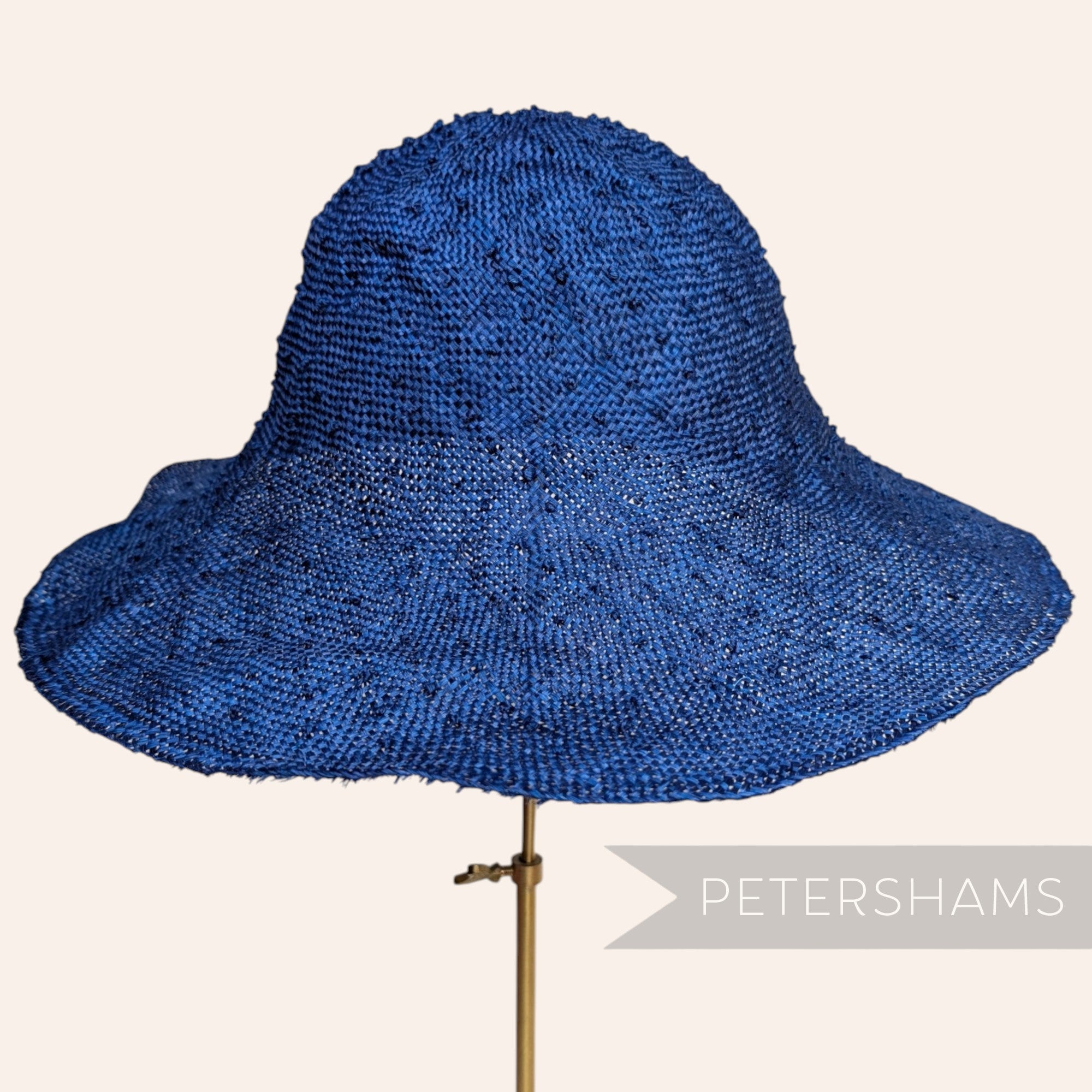 Knotted Ramie Straw Capeline Hat Body - 11"