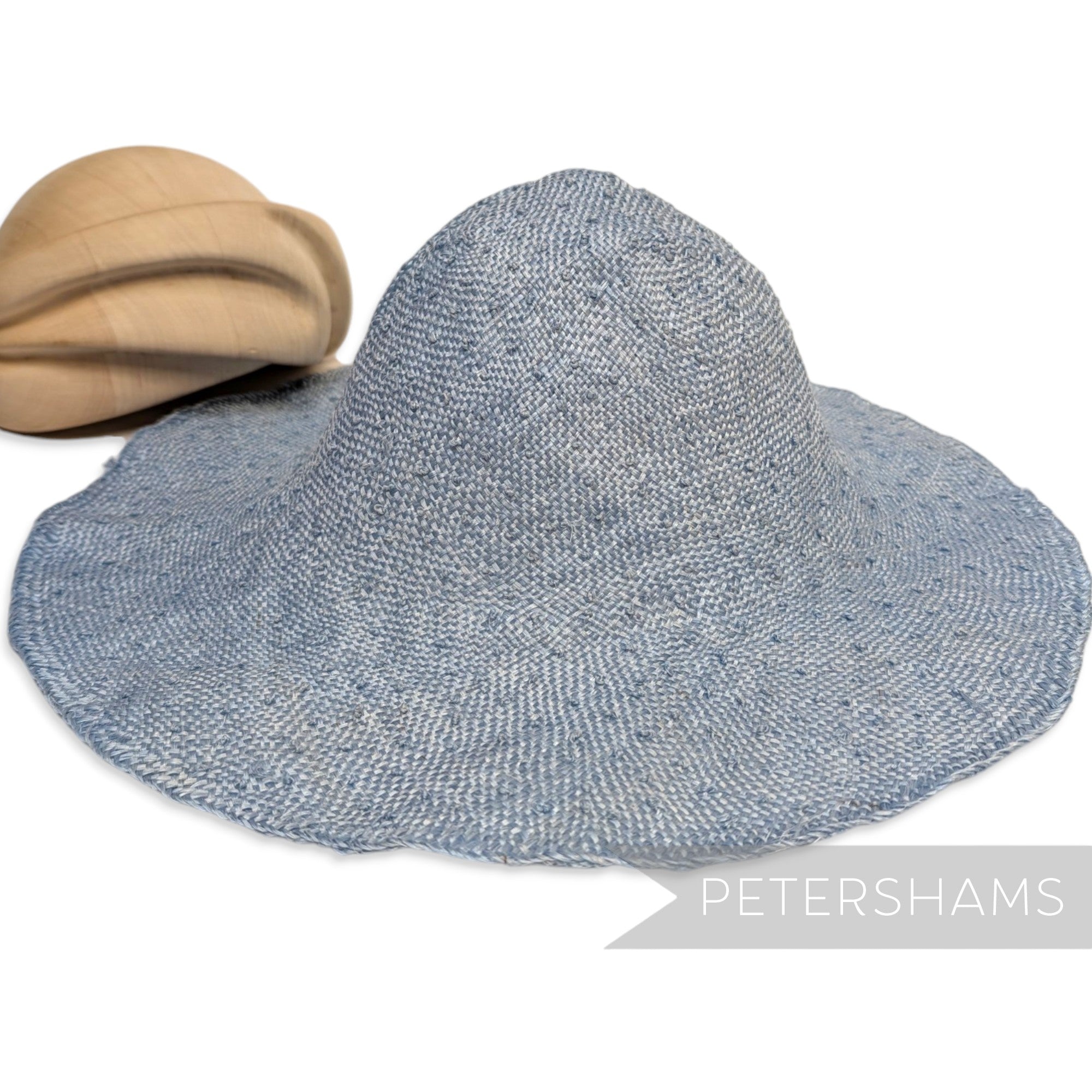 Knotted Ramie Straw Capeline Hat Body - 11"