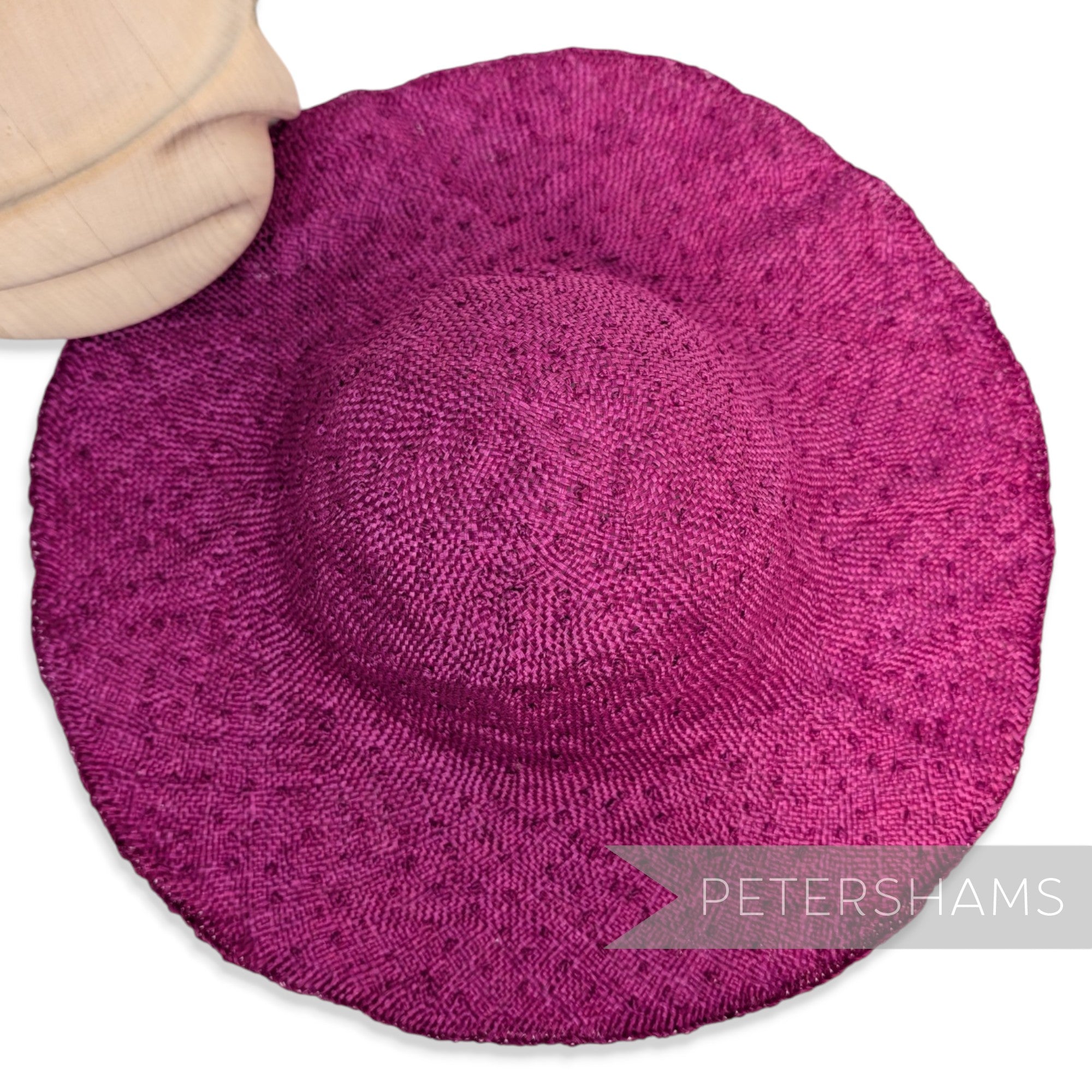 Knotted Ramie Straw Capeline Hat Body - 11"