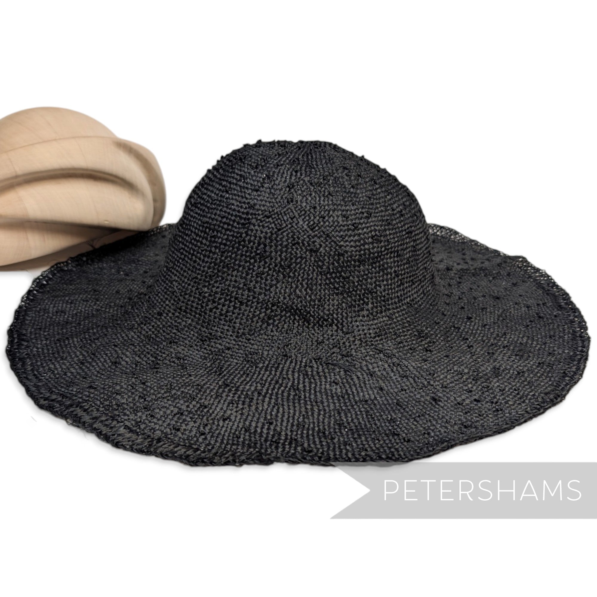 Knotted Ramie Straw Capeline Hat Body - 11"