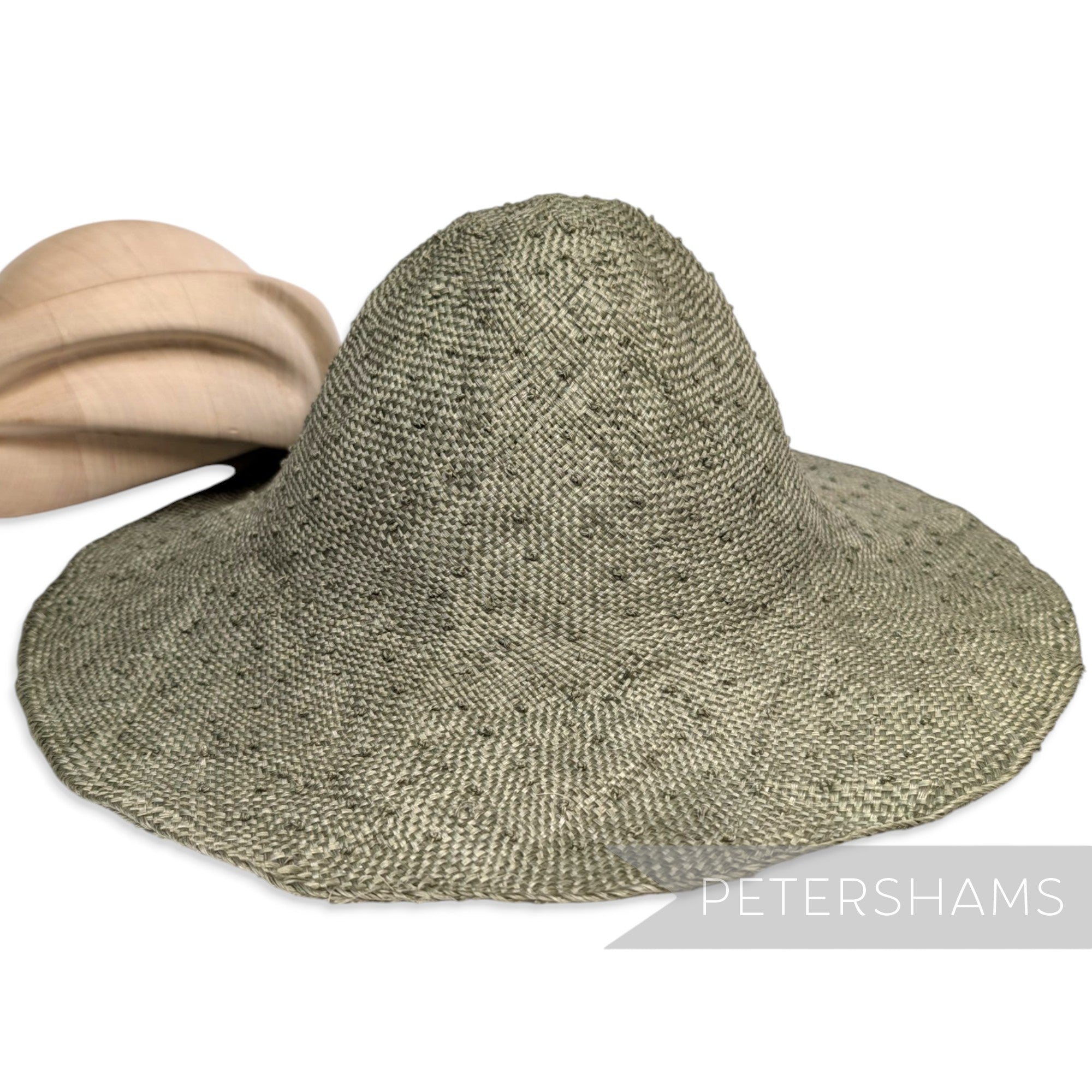 Knotted Ramie Straw Capeline Hat Body - 11"