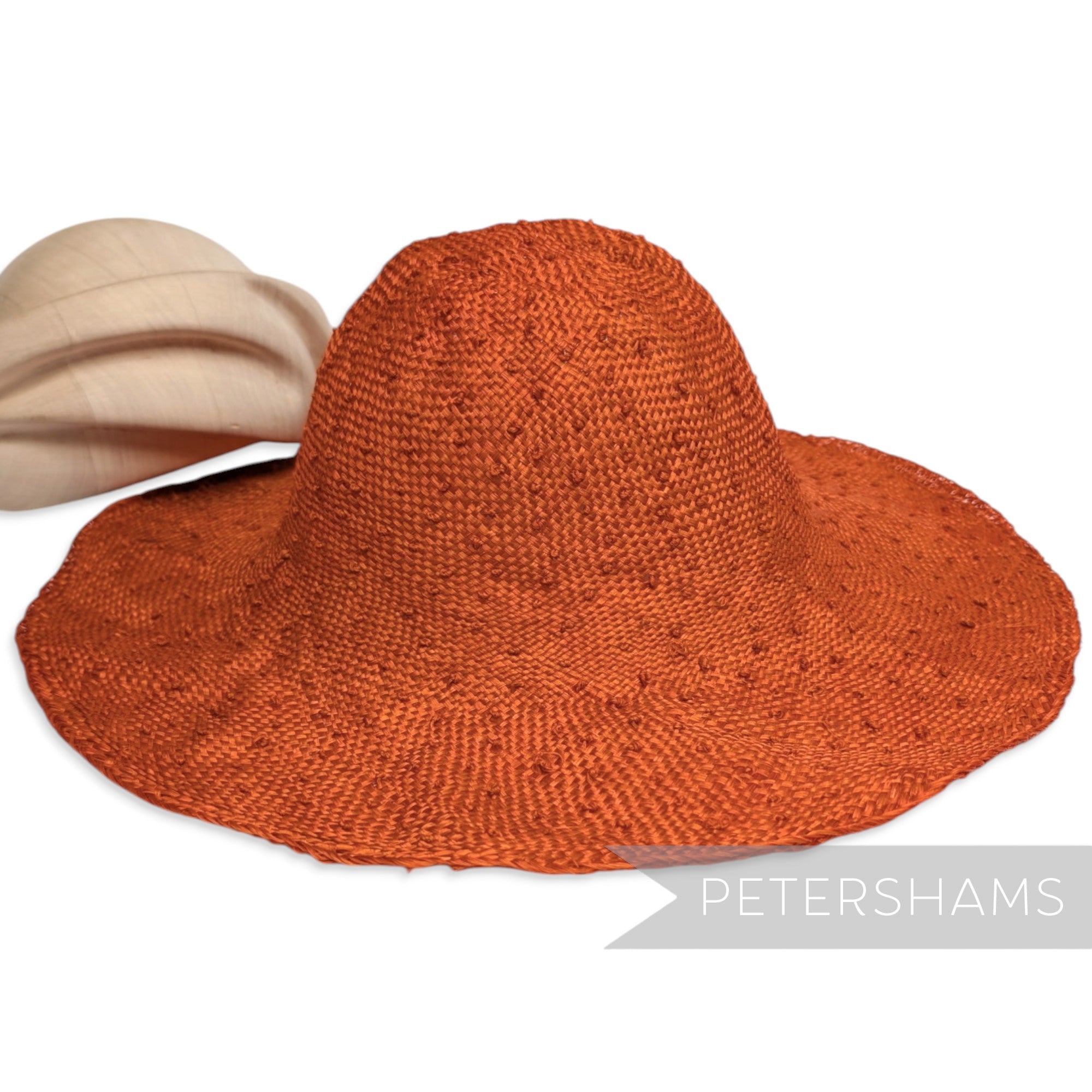 Knotted Ramie Straw Capeline Hat Body - 11"