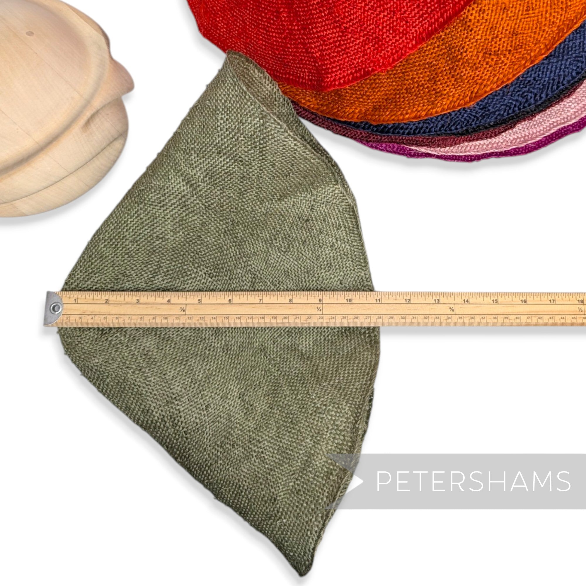 Knotted Ramie Straw Capeline Hat Body - 11"