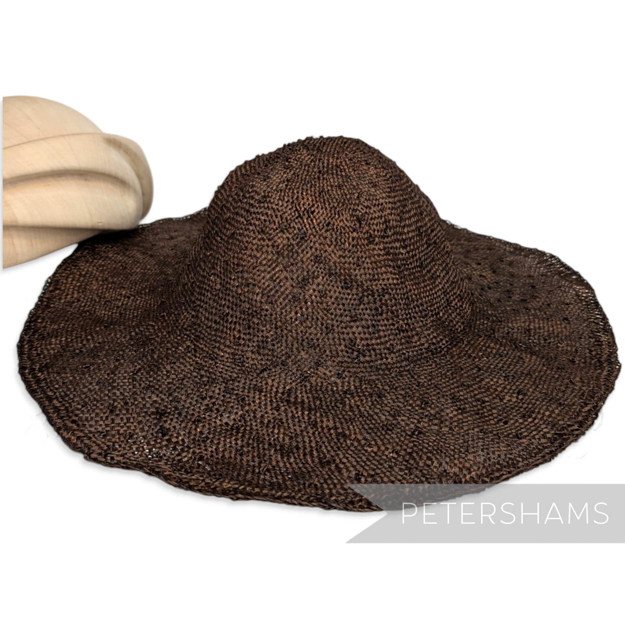 Knotted Ramie Straw Capeline Hat Body - 11"