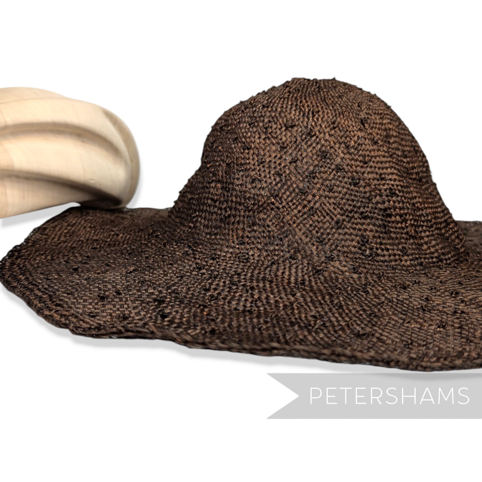Knotted Ramie Straw Capeline Hat Body - 11"