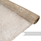 Hand Woven Lurex Threaded Sinamay Fabric - 1/2m