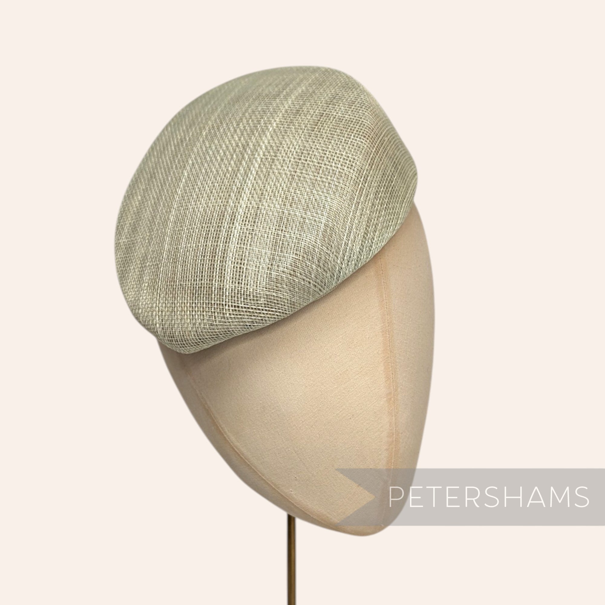 'Betty' Sloped Pillbox Sinamay Fascinator Hat Base