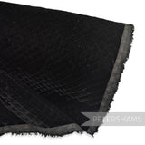 *Limited Stock* 133cm Wide Quilted Black Wadded Backing Fabric - 1.2m