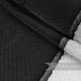 *Limited Stock* 133cm Wide Quilted Black Wadded Backing Fabric - 1.2m