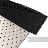 Dotted Nylon Tulle Veiling Fabric - 152cm (60 inch) Wide