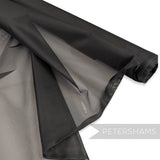 *One-off* High Quality 94cm Matt Finish Black Organza -1m