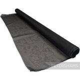 *One-off* High Quality 94cm Matt Finish Black Organza -1m