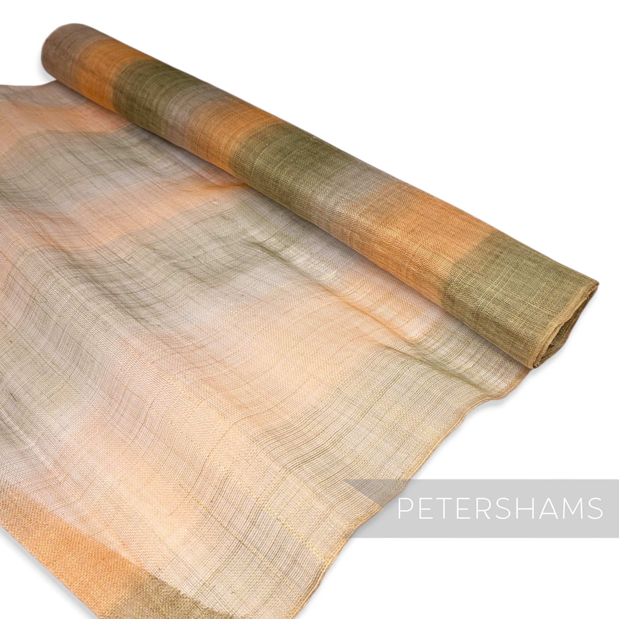 Chunky Stripe Sinamay Fabric - 1/2m