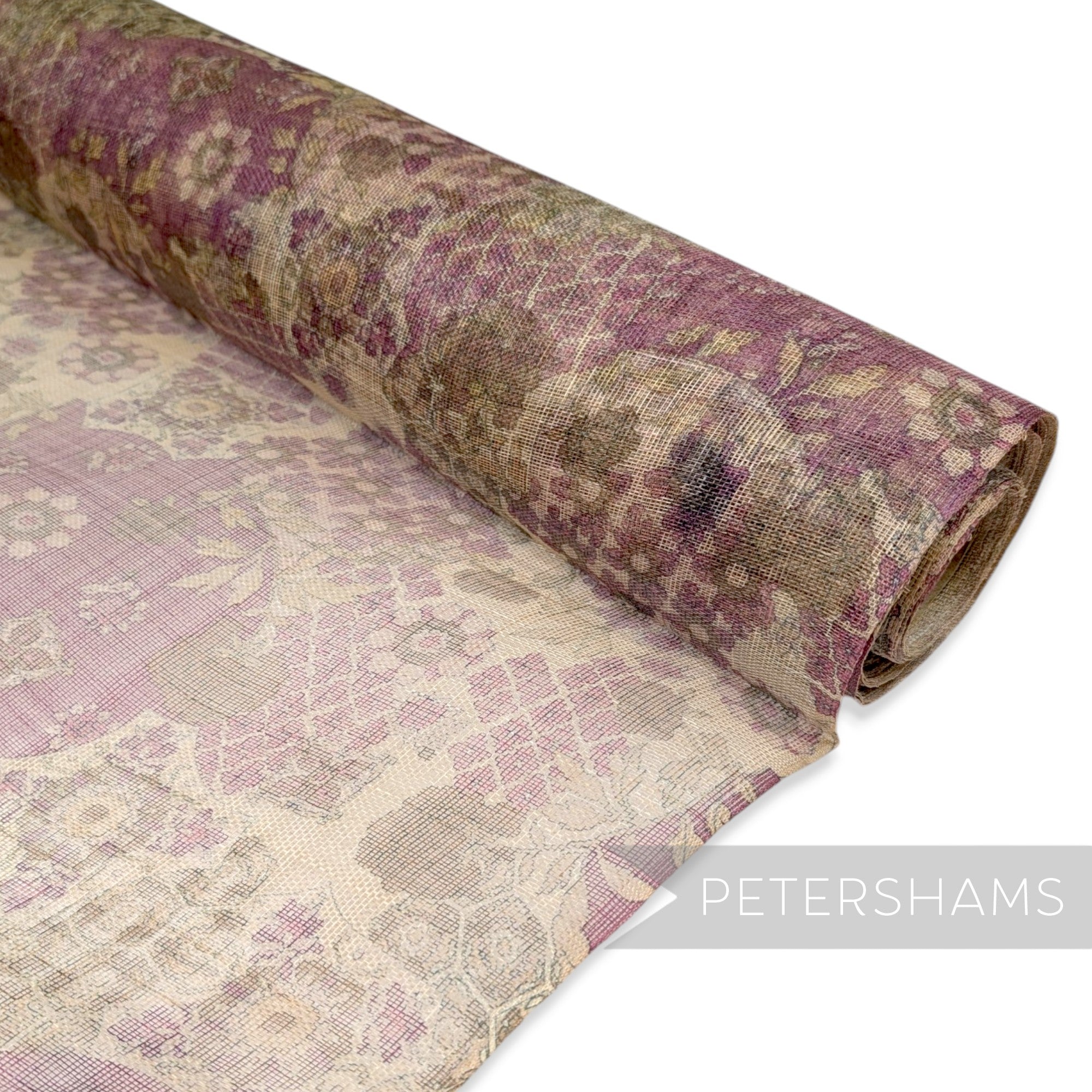 Floral Adventure Printed Sinamay Fabric - 1/2m
