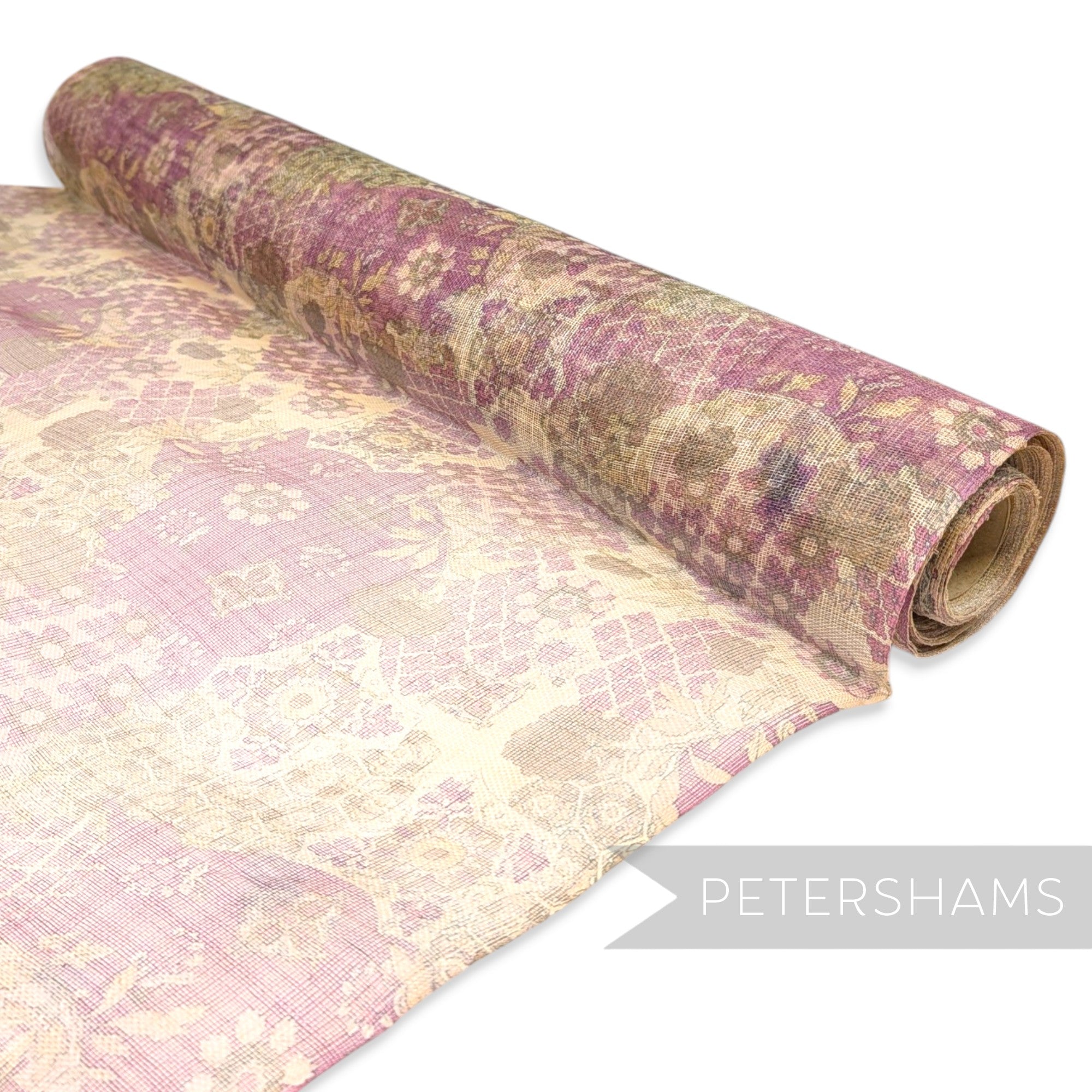 Floral Adventure Printed Sinamay Fabric - 1/2m