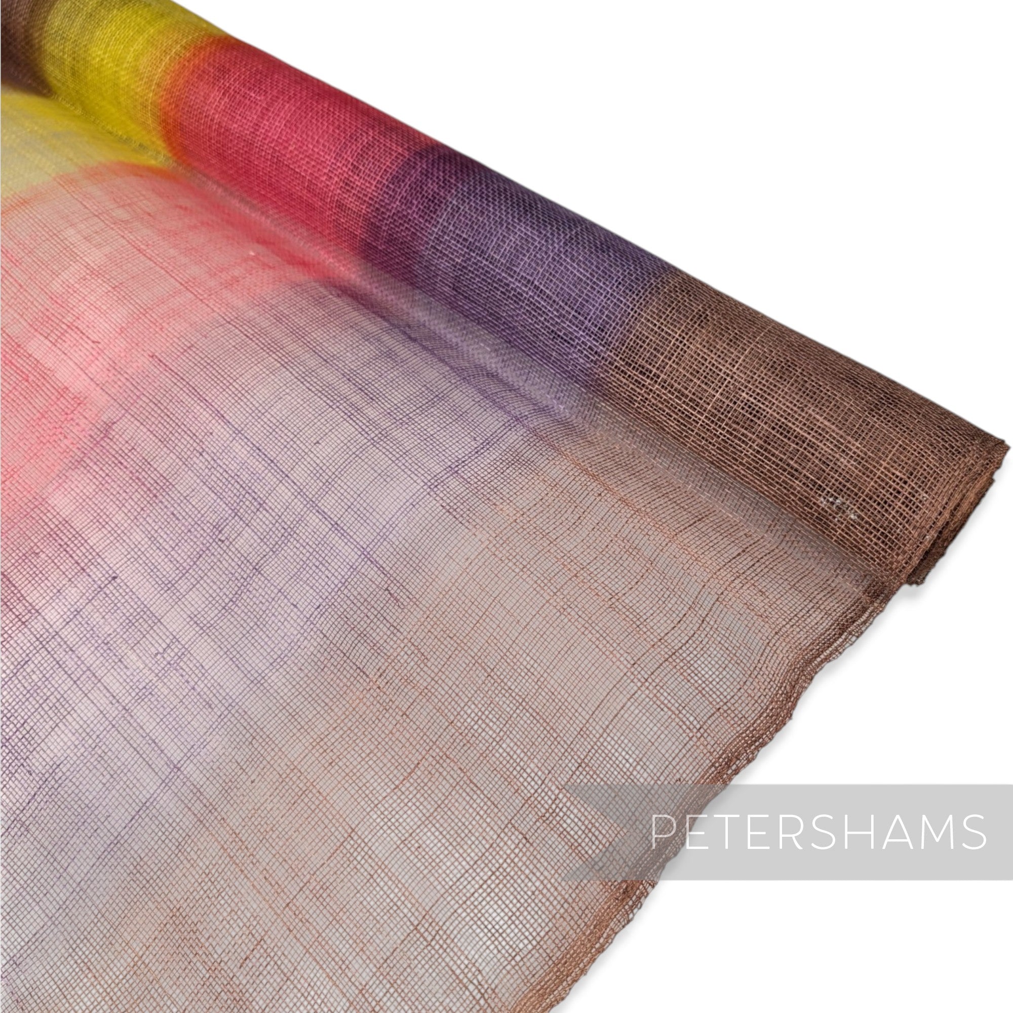 Chunky Stripe Sinamay Fabric - 1/2m
