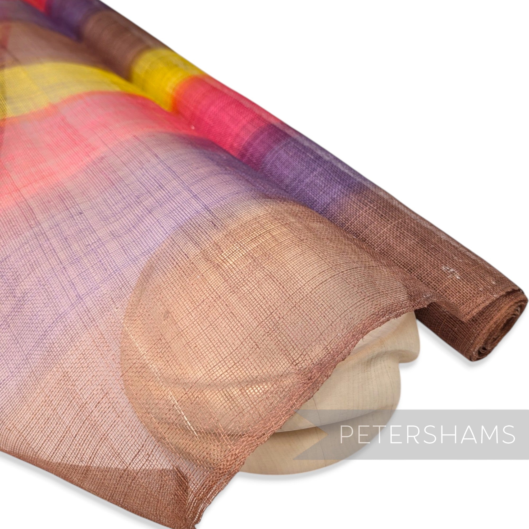 Chunky Stripe Sinamay Fabric - 1/2m
