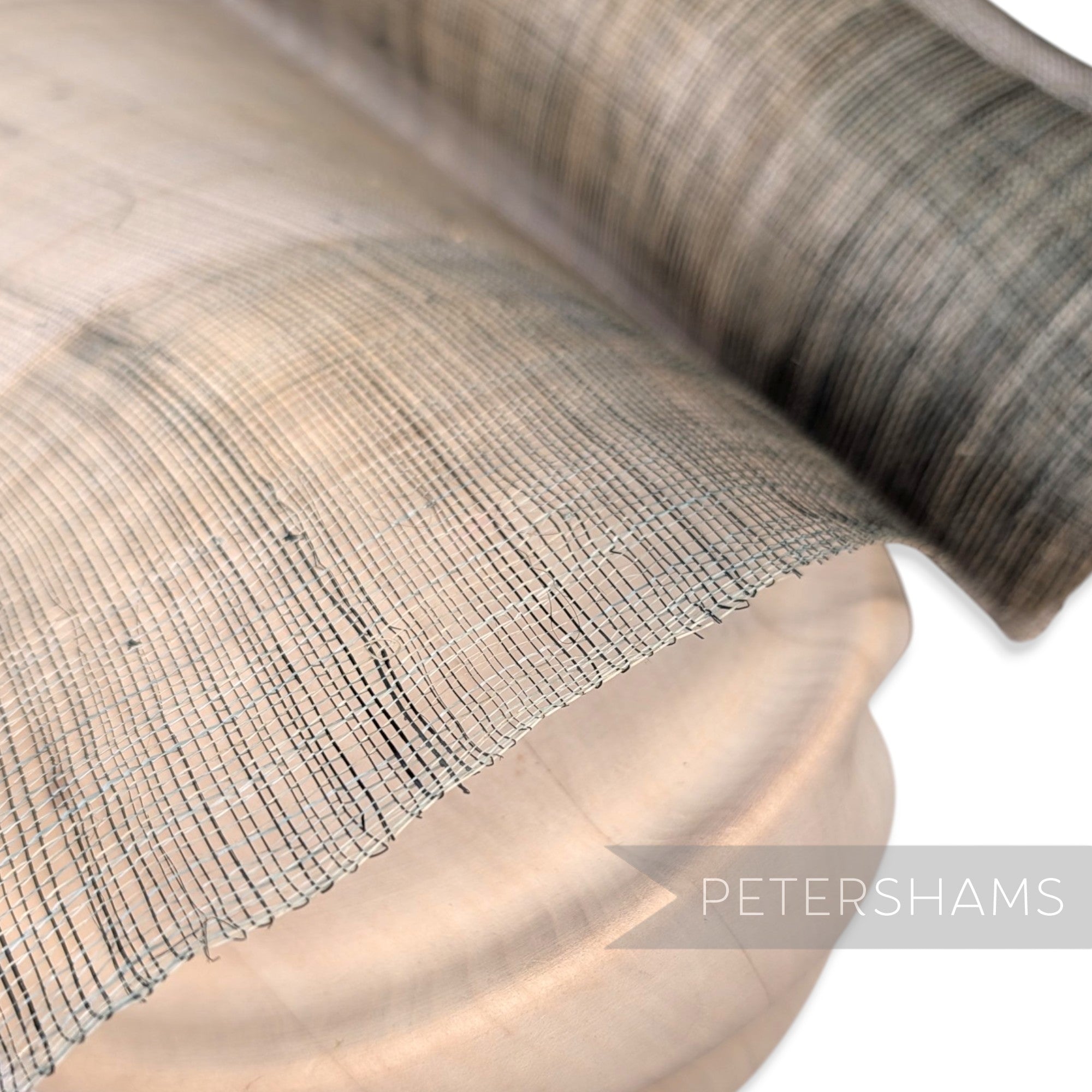 Colour Washed Dual Colour Threaded Sinamay Fabric - 1/2m