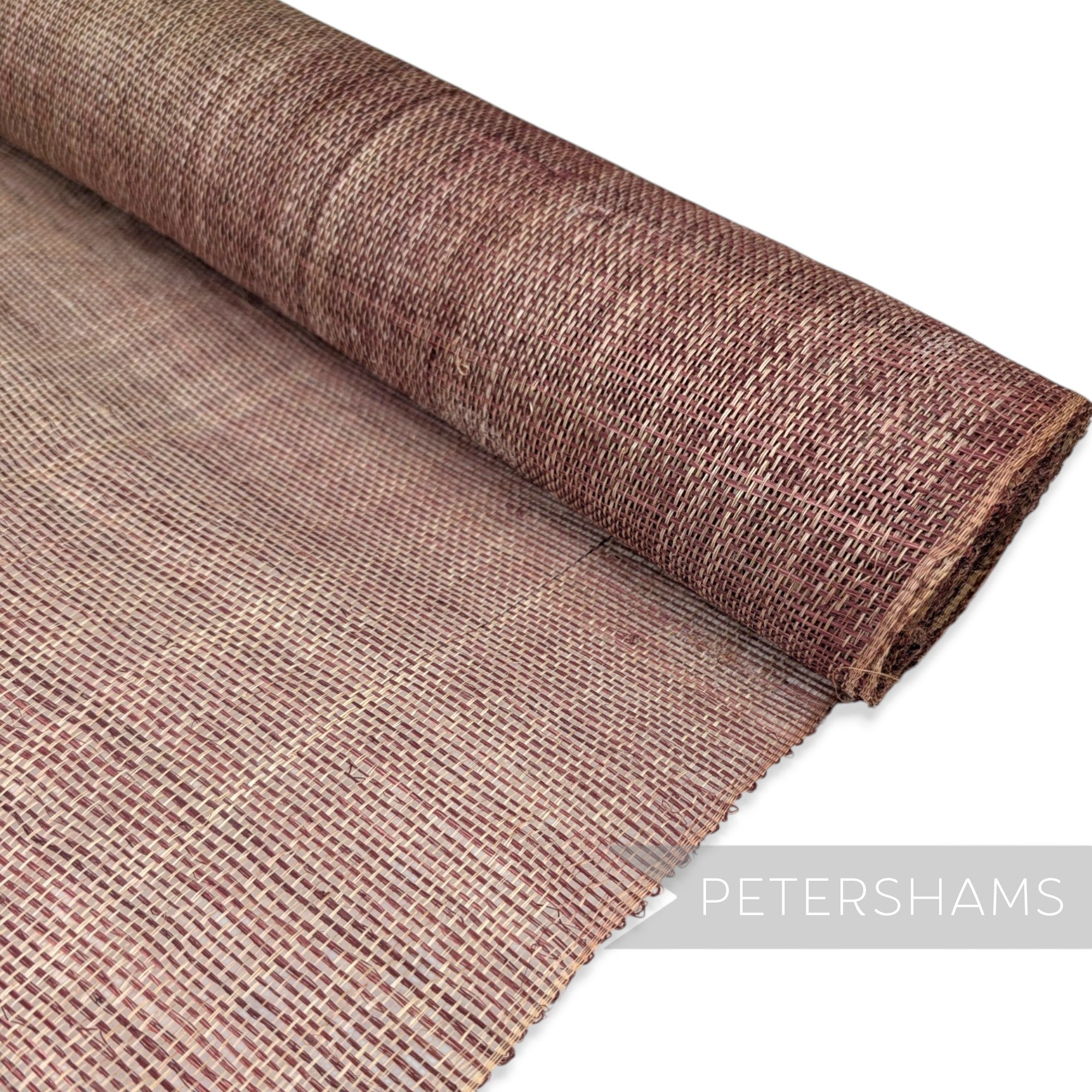 Stiff Woven 2-Tone Sinamay Abaca Fabric - 1/2m