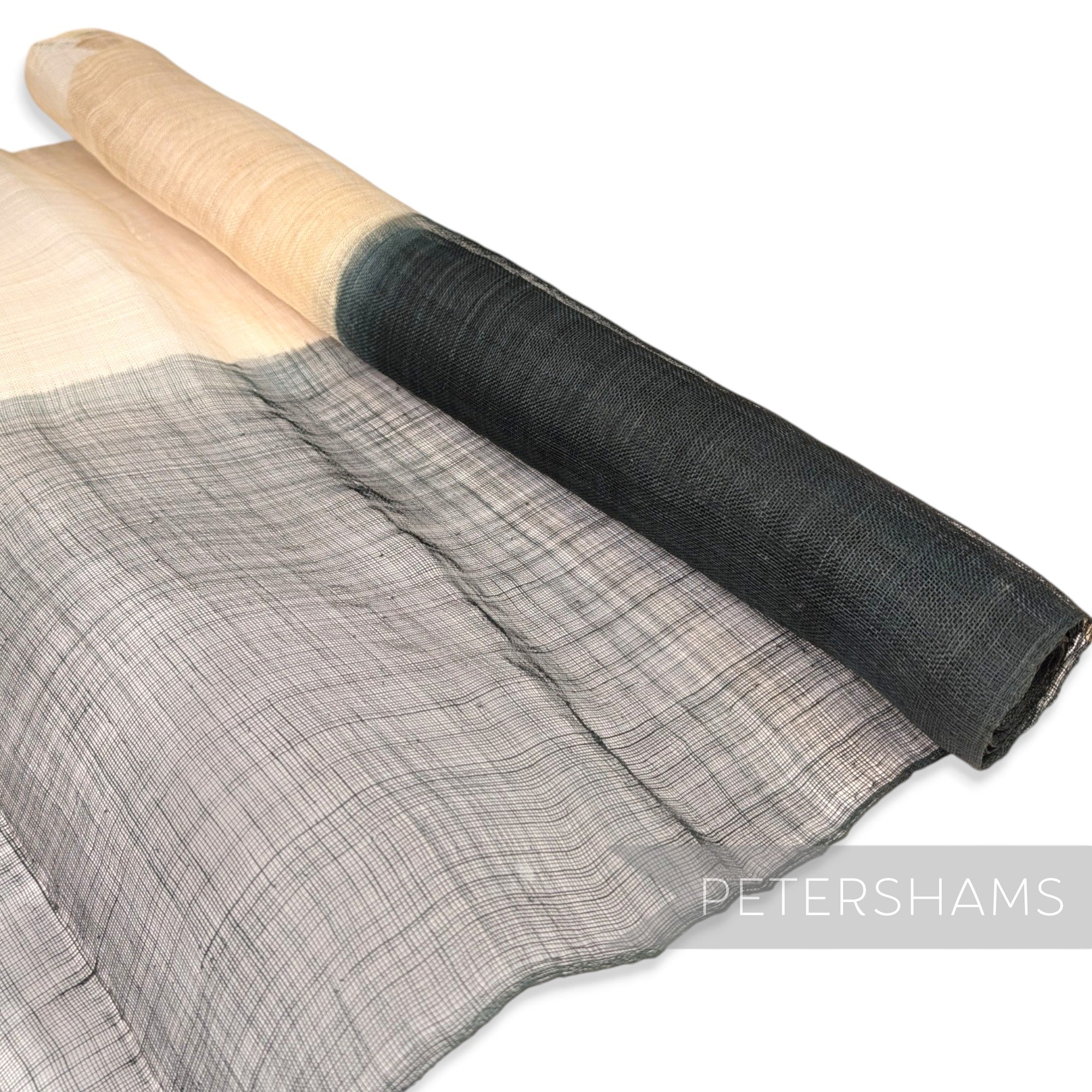 Half 'n Half Dyed Sinamay Fabric - 1/2m