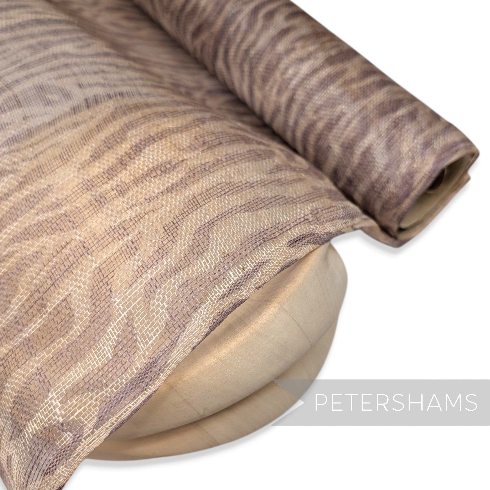 Zebra Print Sinamay Fabric - 1/2m