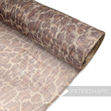 Classic Leopard Print Sinamay Fabric - 1/2m