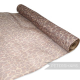 Classic Leopard Print Sinamay Fabric - 1/2m