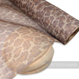 Classic Leopard Print Sinamay Fabric - 1/2m