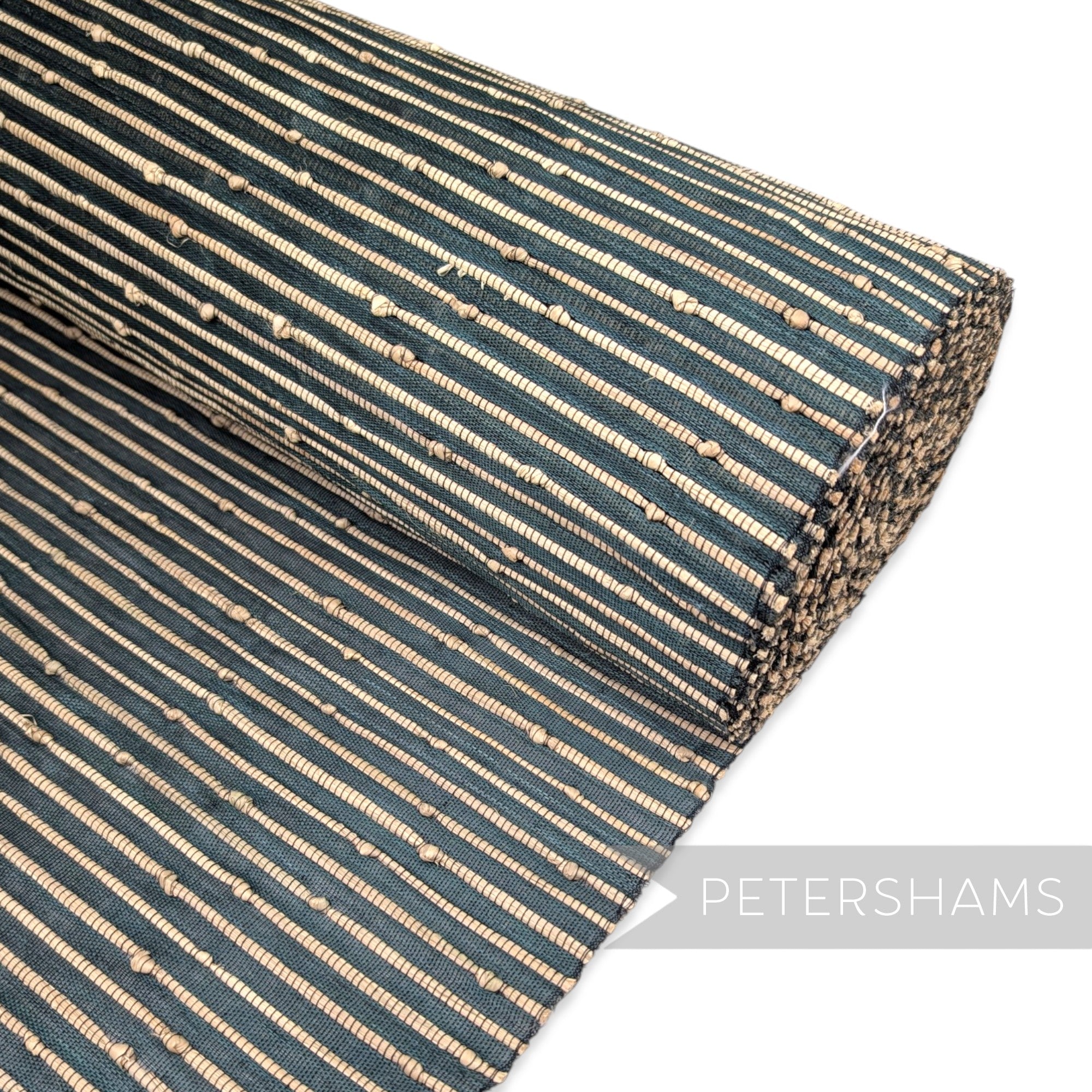 Knotted Raffia Detail Buntal (Jinsin) Fabric - 1/2m