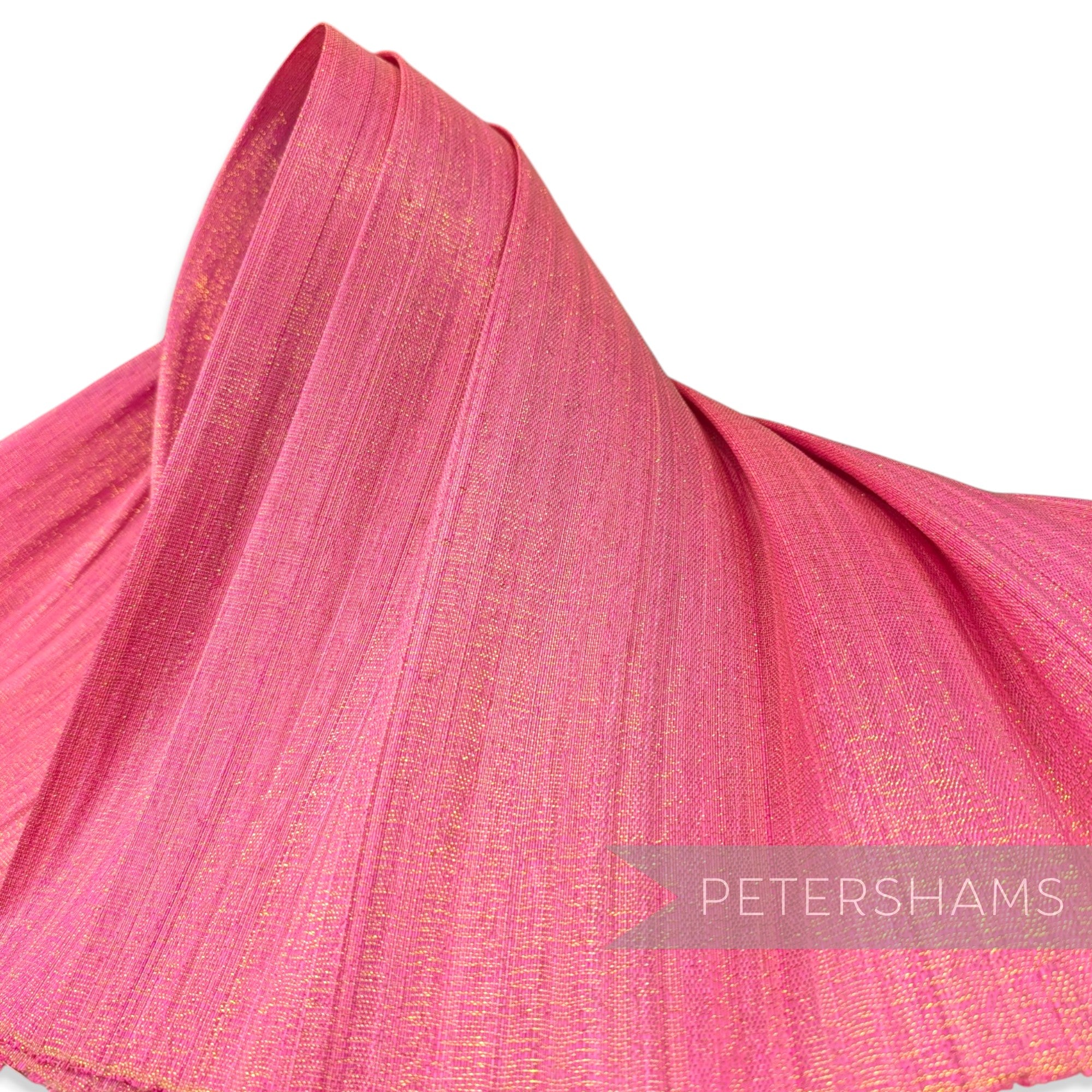 Lurex Threaded Striped Buntal (Jinsin) Fabric - 1/2m