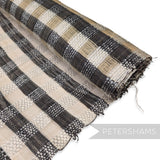 Checkerboard Abaca & Polythene Sinamay Fabric - 1/2m