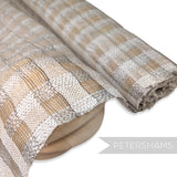 Checkerboard Abaca & Polythene Sinamay Fabric - 1/2m