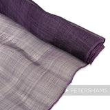 *FULL PIECE* Unhammered Pinokpok Sinamay Abaca Fabric in Plum - 1.7m