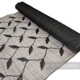 90cm Winding Leaf Applique Sinamay Abaca Fabric - 1/2m